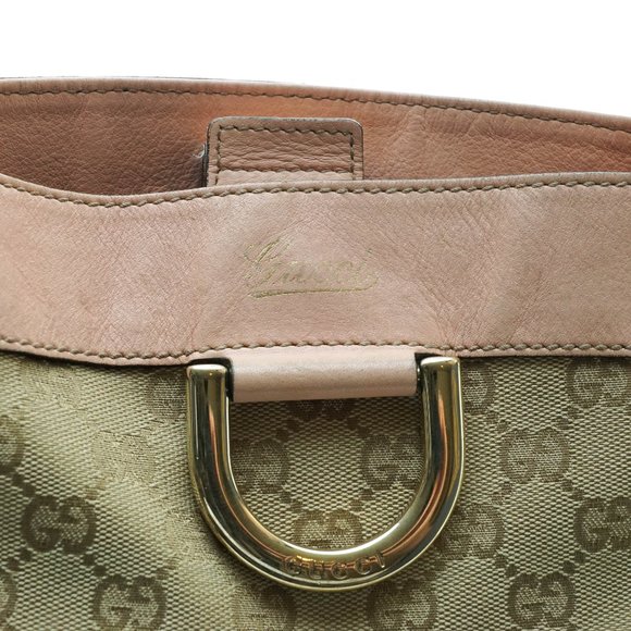 Auth Gucci Tote Bag Beige Canvas #12847G12 - Picture 11 of 13